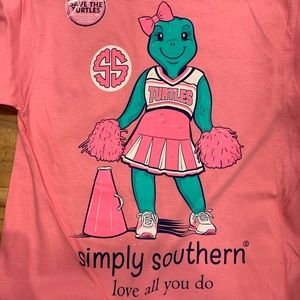 Simply Southern Turtle Cheer t-shirt